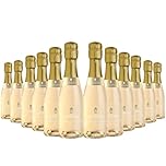 Liquid Diamond Prosecco | 12 x 20cl Bottles | 10.5% ABV Vegan Italian Sparkling Wine | Valdobbiadene | Mini Prosecco Bottle | Fruity & Crisp