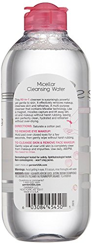 Image of Garnier SkinActive Micellar Cleansing Water, For All Skin Types, 3 Count