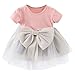 Produktbild Sommer Baumwolle bunt Flickwerk Blumen Prinzessin Kleider Ärmellos blusen Bowknot Mode Hochzeit Dress Mädchen Gemütlich Party Oberteile Kleid,2-8 Jahren alt