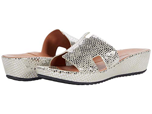 L'Amour des Pieds Catiana Silver/Gold Snake 11 M
