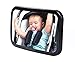 Parenthings Baby Auto Rücksitz Spiegel Kinder Rücksitzspiegel -Super Klare Weite Ansicht -Acryl 360° Verstellbarem Drehgelenk-100% Bruchsicher und Stabil Autospiegel -Universal Fit Extra Groß Schwarz