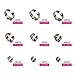 Homoyoyo 80pcs Adjustable Single Ear Hose Clamps Stainless Steel Crimp Pinch Fittings Hose Fastener Assortment Kit for Garden and Industrial Use
