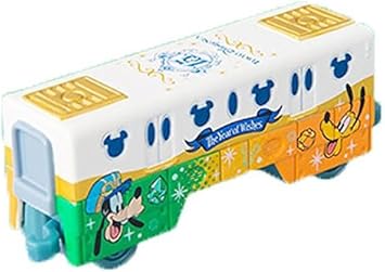 Amazon 東京ディズニーリゾート限定 東京ディズニーシー 15周年 ディズニーリゾートライン トミカ マンスリーシリーズ 2両目 グーフィー プルート ミニカー ダイキャストカー ホビー