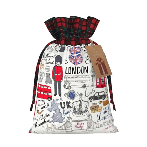 IPPONGET I Love London �v�����g �N���X�}�X ���b�s���O�o�b�O ���j���M�t�g�o�b�O ���� ������ �p�[�e�B�[�p ���̑�