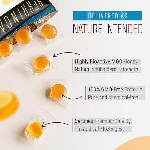 Caramelos de miel Manuka Berringa sabor arándano y canela 150 g miniatura 4