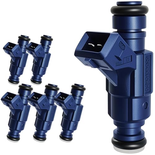SeyPon Set of 6 Upgraded Gas Fuel Injectors Fit for V6 4.0L Ford: Ranger 2001-2003, Explorer 2002-2003, for Mazda: B4000 2001-2003, for Mercury: Mountaineer 2001-2003, OEM # 0280156029, FJ438