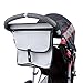 Stroller Organizer by Modfamily -Neoprene Bag with Zipper Storage Space and Two Cup Holders- Fits Umbrella and Single Strollers