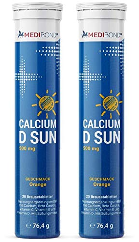 Calcium D Sun Medibond 2 x 20 Brausetabletten Cover