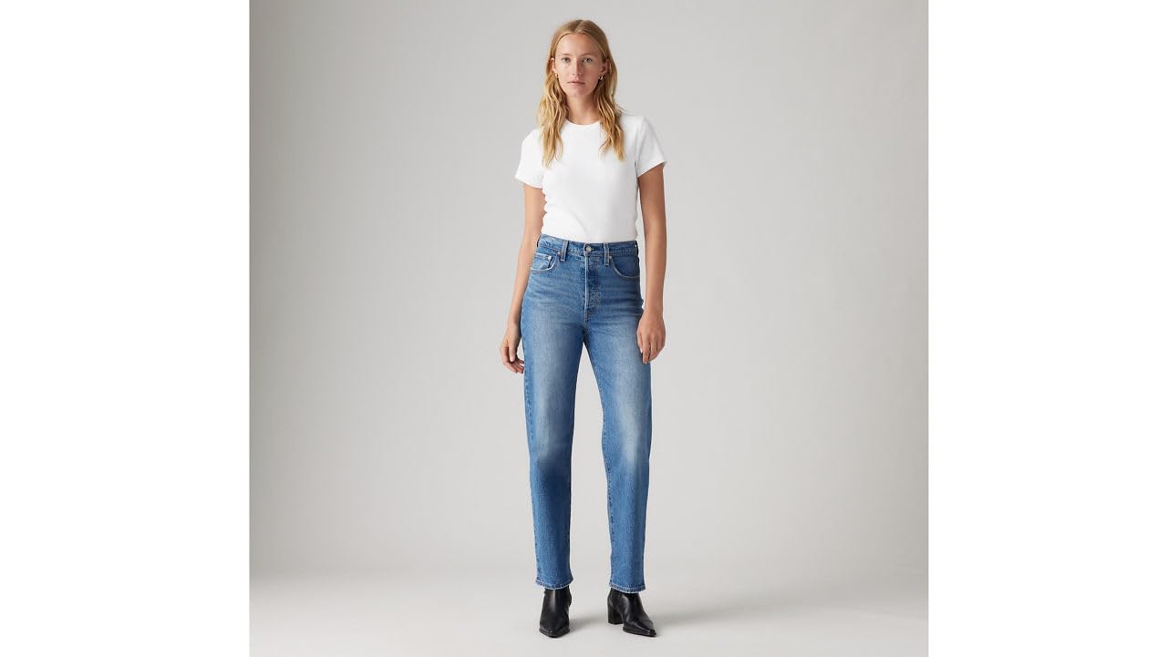 Levi's Damen Ribcage Straight Ankle Jeans – Bild 4