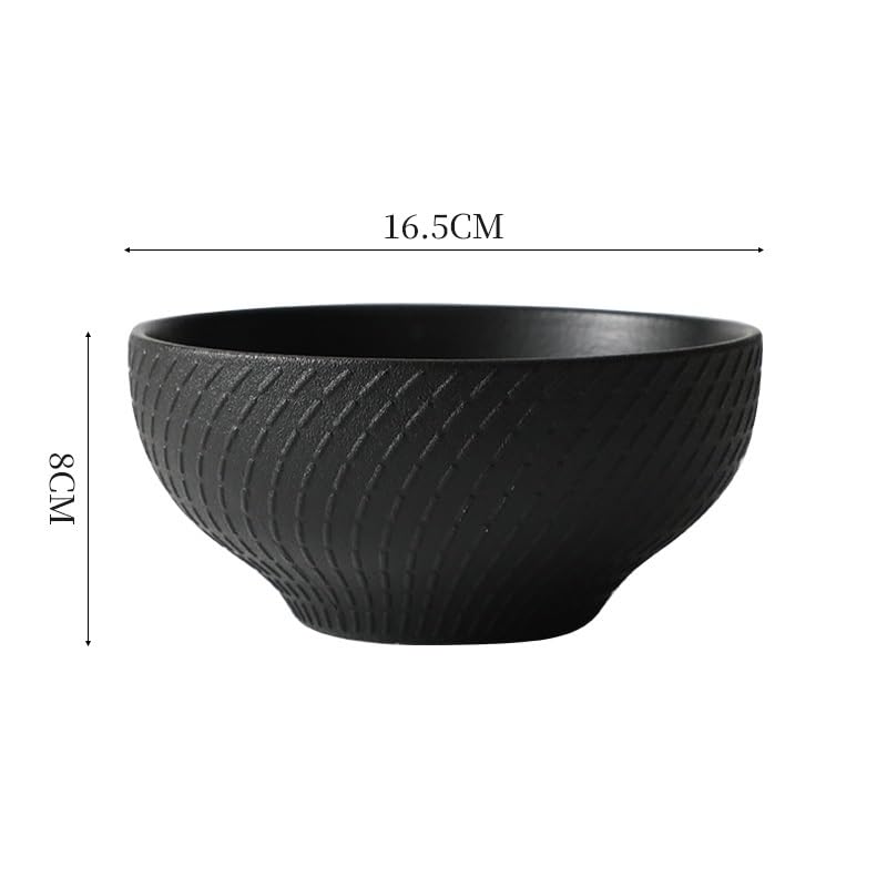 Miski do sałatek ceramiczna zastawa stołowa nowoczesna prosta miska do zupy dom miska ramen śniadanie miska na płatki śniadaniowe salon miska na przekąski miski obiadowe (A, M)