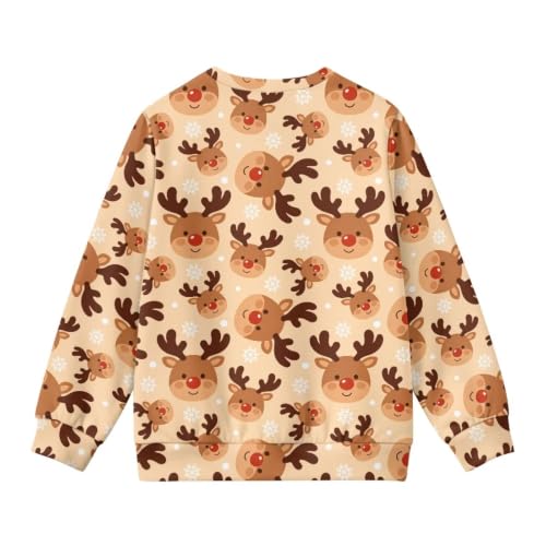 Image of Girls Cardigans Sweater Long Sleeve Crew Neck Button Down Sweaters School Outerwear for Kids Fall Winter Tops