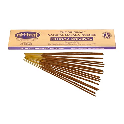 Nitiraj The Original Natural Masala Incense Slow Burning 1 Hour per Stick