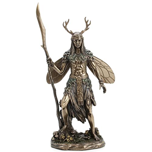 Estatua de diseño Veronese diseño 26 cm con acabado bronce antiguo