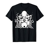 musiciens orchestre de paris Poulpe jouant de la batterie avec des baguettes de tambour Tee. Un design génial lorsque vous jouez avec votre groupe de musique ou pour le prochain concert d'un festival de rock ou toute autre occasion musicale spéciale. Si vous êtes un fan des