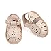 Ohwawadi Baby Girl Sandals Summer Fashion Wedding Dress Flats Shoes Soft Sole Closed Toe Beach Casual Sandal Infant Newborn Crib Shoes