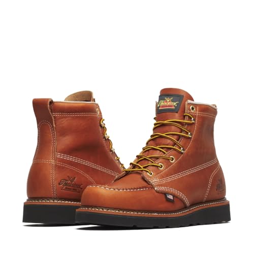 Image of Thorogood Men's American Heritage 6 inch Moc Toe Wedge Work Boot