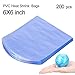 COQOFA 200 Pcs 6X6 Inch Bath Bomb Bags PVC Heat Shrink Wrap Bags for Bath Bombs Soaps Round Clear