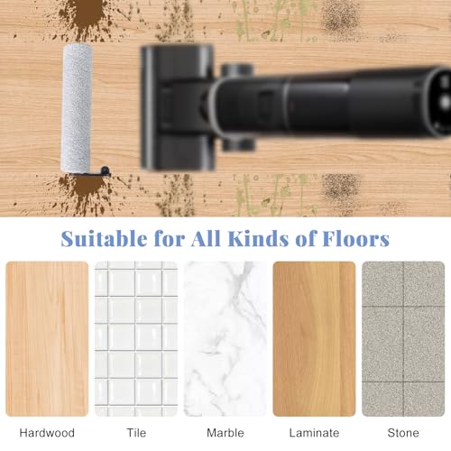 Image of Replacement Parts for Dreame H14, H14 Pro, H14 Dual Cordless Wet Dry Vacuum | NOT for Other Models. ONLY Fits H14, H14 Pro, H14 Dual. 2 Roller Brushes, 2 Filters & 1 Cleaning Brush