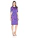 Anne Klein Women's Animal Printed Scuba Sheath Dress