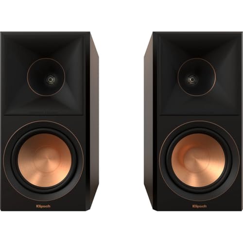 Image of Klipsch Reference Premiere RP-600M II Walnut Bookshelf Speakers