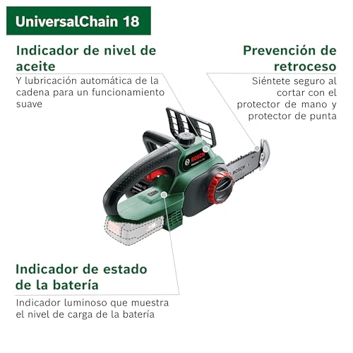 Bosch sierra de cadena con batería UniversalChain 18