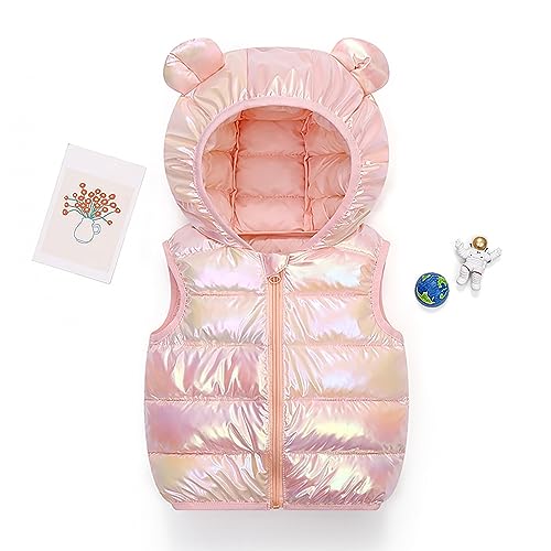 Toddler Zip-Up Jacket Winter Coat Boys Girls Cute Bear Ear Hooded Jackets with Pockets Warm Valentines Day3