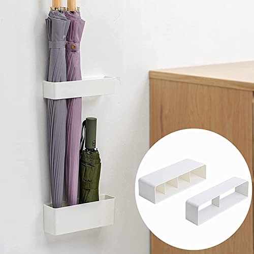 Suporte de guarda-chuva de plástico, suporte de guarda-chuva montado na parede para casa, escritório