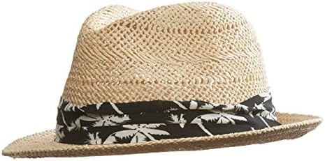 Women's Samuel Fedora Hat, Natural, Small/Medium