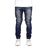 drop crotch jeans black Gerade, schmal zulaufende Bein-Silhouette