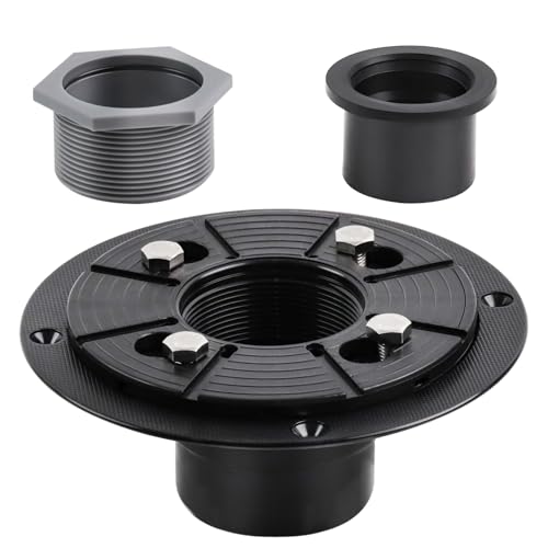 HTOH Shower Drain Base, 2-Inch ABS Shower Drain Flange, Shower