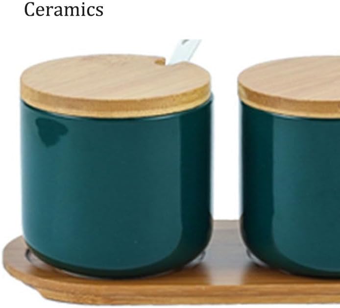 Nordic Flavor Jar Set Kitchen Ceramic Seasoning Bottles for Home Use