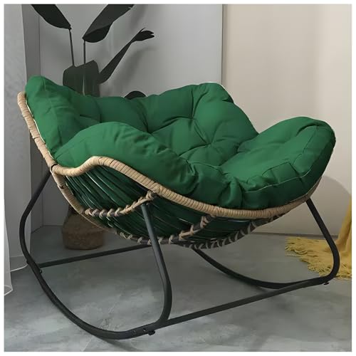 NIDSNID Schaukelstuhl für drinnen & draußen, Eierschaukelstuhl aus...