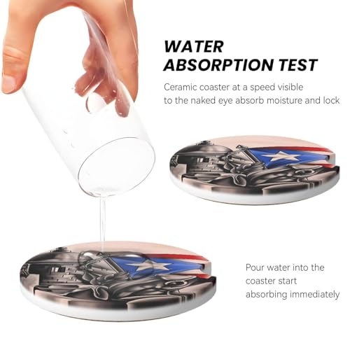 Portavasos de Cerámica Absorbente para Carro 2 Pack miniatura 4