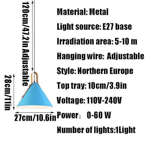 Luminaires de plafond à vis E27 suspension décorative pour comptoir et cuisine