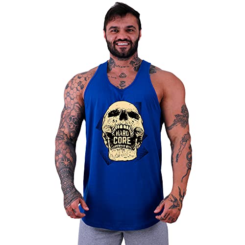 Kit 3 Regatas Longline Masculina MXD Conceito Academia Musculação Treino Gym Cavada Tank (GG, Opção