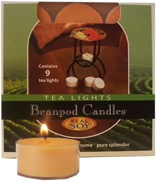 Beanpod Candles Fruit Slices, Tea Light 9 Pk,9-Count
