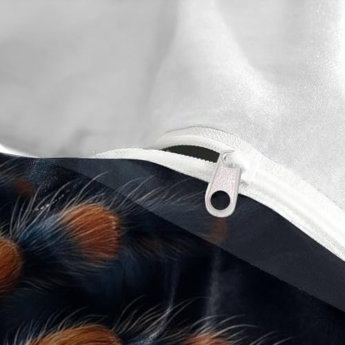 Parure de couette tarentule bleue microfibre résistante 3 pièces - 8