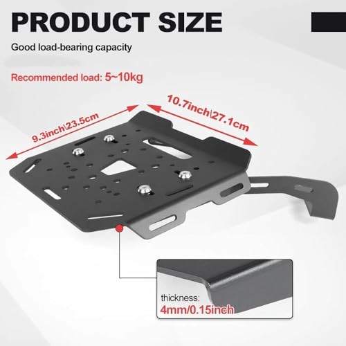 Support arrière CB500X et NX500 fixations solides pour éliminer le sac à dos - 6