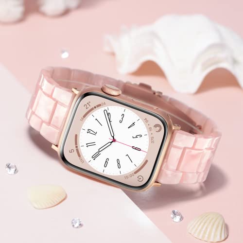 Image of Light House Apple Watch Bands-Fashion Lightweight Resin iWatch Bands for Women Men 38mm /40mm /41mm /42mm(Series 11 10), 49mm /46mm /45mm /44mm /42mm(S 3 2 1), Compatible with Apple Watch Series 11 SE 10 9 8 7 6 5 4 3 Ultra