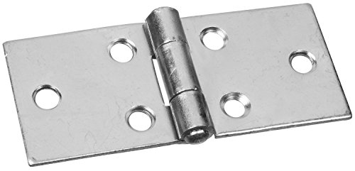 Stanley Hardware CD814 1-1/2" Zinc Plated Back Flap Hinge Non-Removable Pin W/Screws