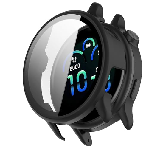 YAODLE For GARMIN vivoactive 5 �J�o�[ �K�[�~�� vivoactive 5 �P�[�X PC�f�� �J�o�[ �K���X�t�B������̌^ �S�ʕی� ��d�\�� �h�o ���{���Ɏq�� �L�Y�h�~ �y�ʁi�u���b�N�j