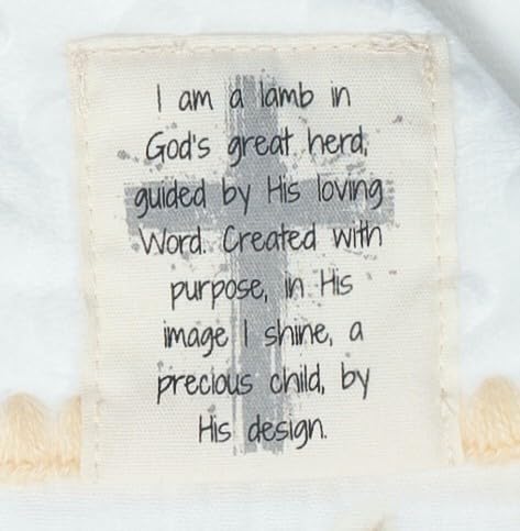 Christian Children’s Blanket, I am a Child of God, Christian Baby and Children's Gift, Christian Children’s Gift, Baptism, Newborn, Blessing Blanket (Lamb) - Image 3