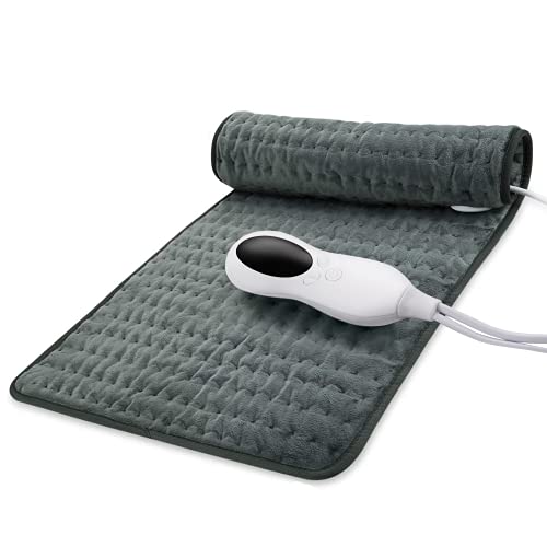 Prosight Heating Pad Electric Heat Pad For Back Pain And Cramps Relief Fast With 10 Settings Auto Shut Off Machine Washable 12 X 24