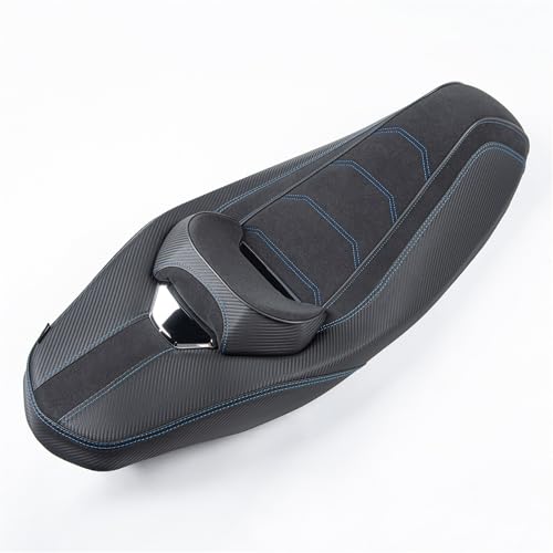 Asiento moto retro azul enterizo de alta densidad para scooter Yamaha NMAX 125 y 155