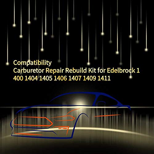 Carburetor Repair Rebuild Kit for Edelbrock 1400 1404 1405 1406 1407 1409 1411