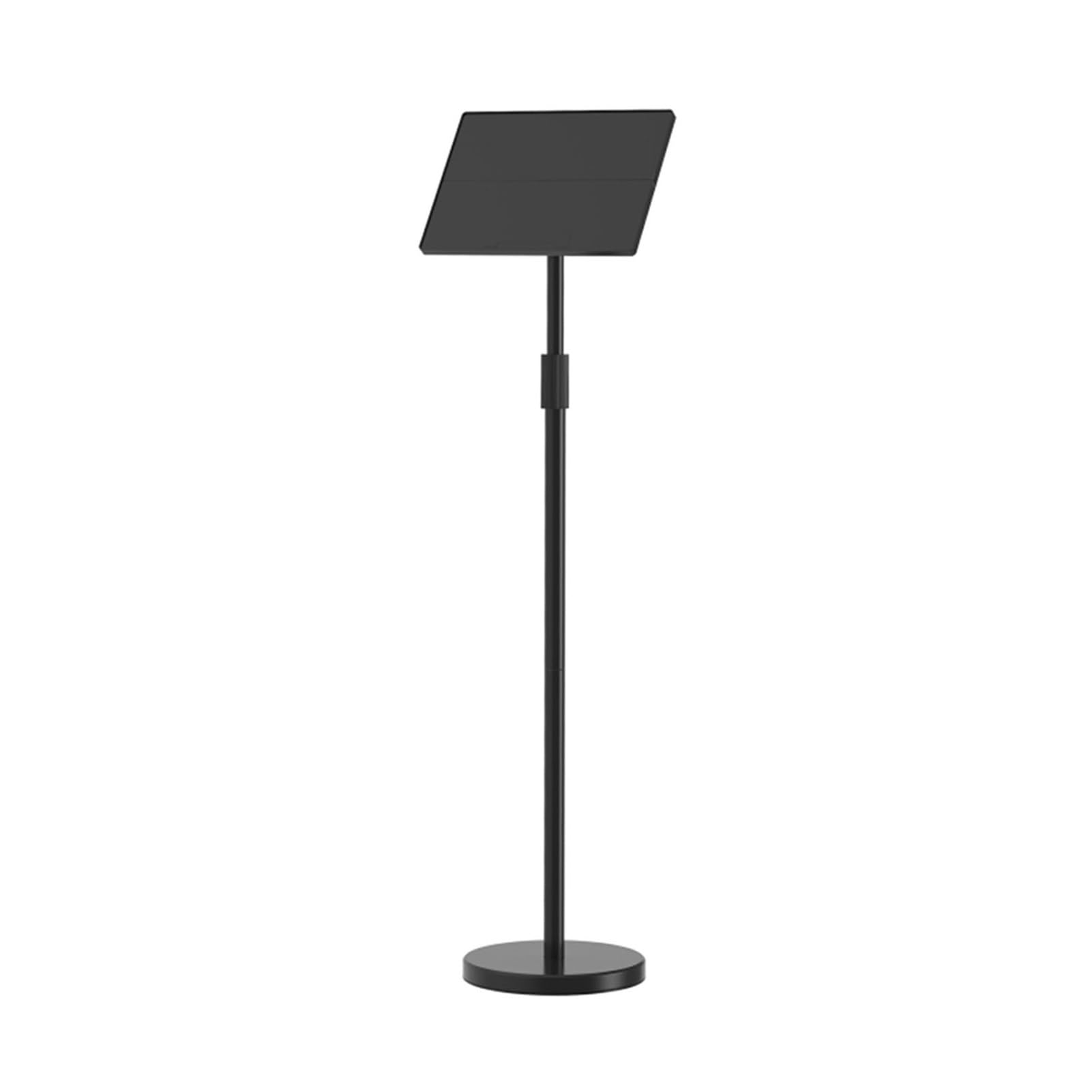 Generico Supporto da Pavimento Regolabile per Libri, Portata 15 kg, Asta telescopica, Perfetto per Libri di Cucina, spartiti Musicali e proiettori - Design ergonomico per Una Lettura agevole