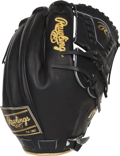 Foto von Rawlings Herren RPRO206F-30B Baseball-Handschuh, 30,5 cm-2-teilig geschlossenes Netz-schwarz, Regular