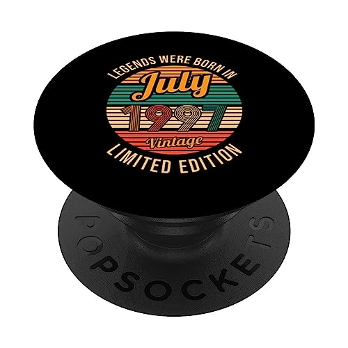 Las leyendas nacieron en Julio 1997 Cumpleaños 26 PopSockets PopGrip Intercambiable