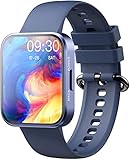 1,71" Touch Screen completo: El reloj inteligente con pantalla táctil de 1,71 pulgadas está equipado con una pantalla brillante y colorida, con una relación de resolución de 280 x 320. También puede configurar su propia foto desde teléfonos como watch face. También es más claro para leer tus datos de salud y deporte.