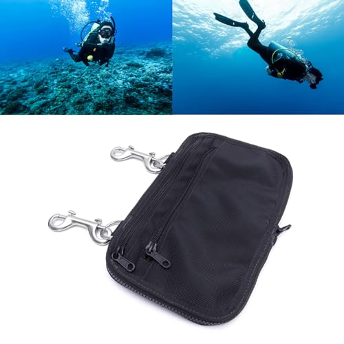 Bolsillo de almacenamiento de buceo de alta resistencia con gancho de doble extremo integrado 2